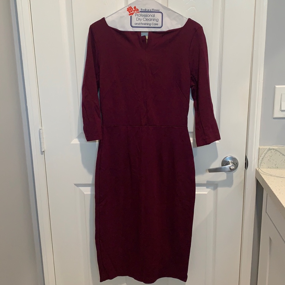 Mary crafts dress, midi, burgundy beautiful color